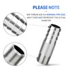 ERGAOBOY Pack of 10 304 Stainless Steel Hose Barb Fitting,