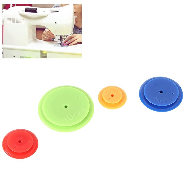 4PCS Sewing Craft Circle Wheel, Plastic Tracing Wheels Quilting Sewing