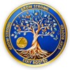 Dancing for Life Sobriety Coin-AA Coins Sobriety Gifts for Anniversary -Tree of Life AA Chip Medallion with Token Capsule- Clean Narcotics Alcoholics Anonymous Gifts for Men Women