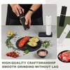 LOYIM Wooden Salt and Pepper Grinder Set 8" Refillable Wooden