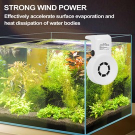 Water Chiller for Aquarium | Fish Tank Cooling System,Quiet Chilling Tools with 2 Speed Modes for Coral Shrimp Tropical Sea Creatures
