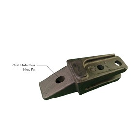 1 - Bobcat Style Mini Excavator, Skid Steer Bolt On Shank & Hardware - 7107324