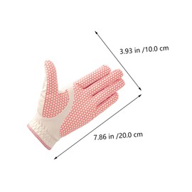 VICASKY 1 Pair Breathable Women Golf Gloves of Hand Protectors for Outdoor Sports Non Slip Design Flexible Material for Comfort for Female Golfers