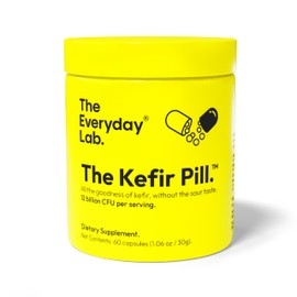 The Everyday Lab The Kefir Pill | Probiótico de Kéfir en Cápsulas | 12 Mil Millones UFC | 8 Cepas Vivas | Cápsulas de Liberación Retardada | Suplement