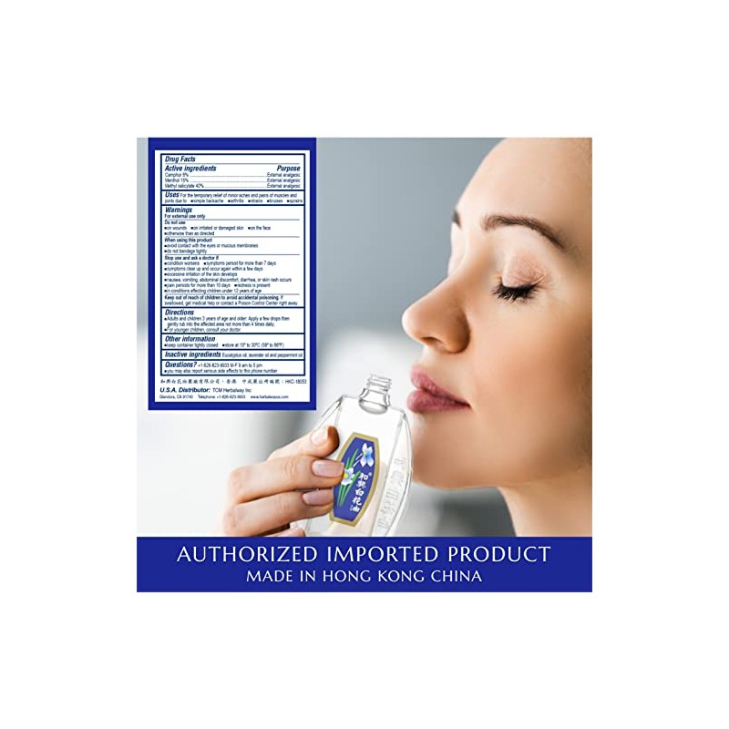 White Flower Aceite Bálsamo Analgésico Externo Flor Blanca 5ml 085fl