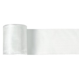 Fiberglass Cloth Tape 50FT 2 Rolls Non-Adhesive Plain Weave Repair High Strength Cloth for Seams, Reinforcement, Fiberglass Resin Saturation,Insulation (White, 4 InchX50 feet)