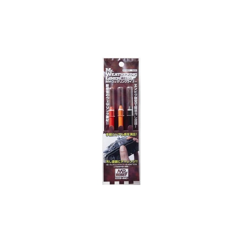 GSI Creos PP201 Mr. Weathering Liner, Rust Color Set