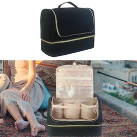 Milageto Portable Travel Storage Case Iron Bag Carrying Case Cosmetic Bag Cosmetic Accessory Holder for Iron