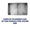 Nantucket Sinks NS35CD 3.5-Inch Deluxe Colander Drain, Stainless Steel
