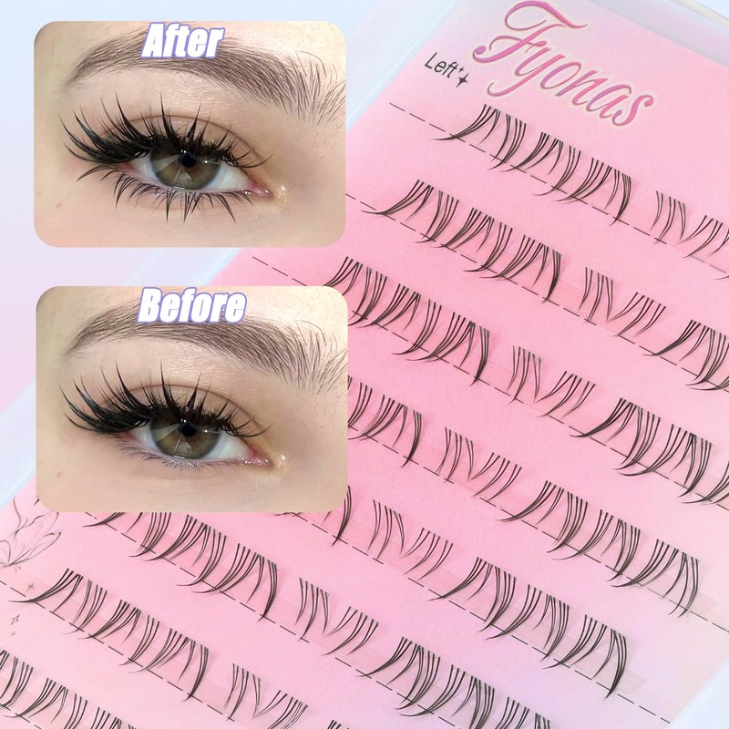 Bottom Lash Clusters Natural Eyelash Clusters Under Eye Lashes (Bottom02)
