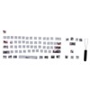Wangjiang Plum Blossome Keycap Design Compatible with 61/64 for DIY