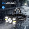 Lampara Recargables Cabeza De Minero Para Casco 22000 Lumen