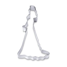 Staedter Princess Shape Cookie Cutter, Stainless Steel, Silver, 30 x 30 x 9 cm