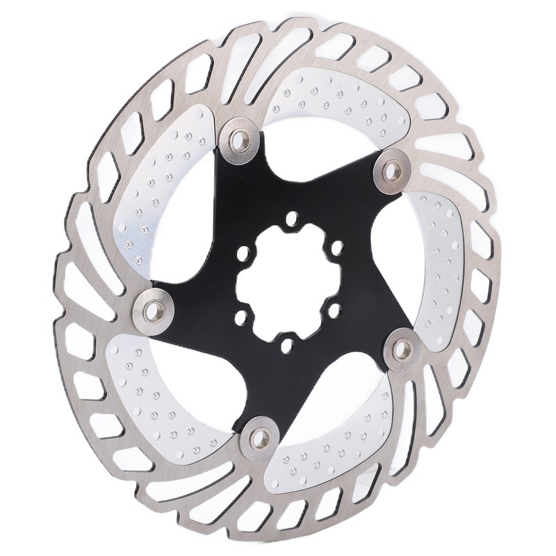 Disc Brake Rotor Black CNC Engraving Milling Anodized Marking Bike