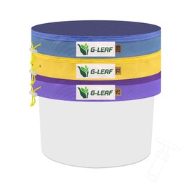 G-LEAF Bubble Bag 20 L 5 Gallon 3 Bags Air Bubble Bags Extraction Essence Plant Bags Press Screen and Storage Bag Kit with 10 x 10 Inches (25 Microns) for Herb Extraction and Production