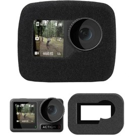 Windslayer Foam Cover for DJI Osmo Action 3 + 4 Camera Wind Blocker Noise Reduction Windshield Windproof Muffler Case Slayer