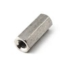 M4x7x15 Long Hex Coupling Nut 304 Stainless Steel Round Rod