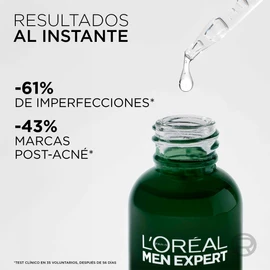 L'Oréal Paris Men Expert Derma Control Serum for Impurities with Niacinamide and Salicylic Acid, Removes Stains and Marks After Acne