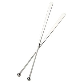Zone Rocks Cocktail Spoons 25/28 cm Set of 2 Polished Steel