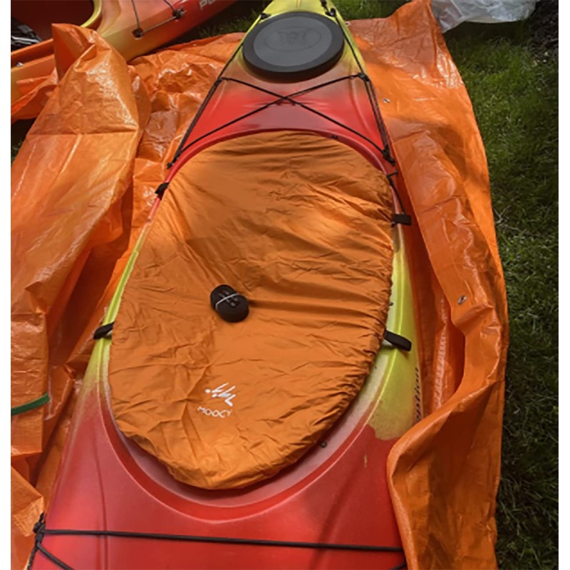 MOPHOEXII Universal Kayak Cockpit Covers,Drape Waterproof Seal Cockpit Protector Kayak