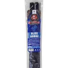 Blunt Black 19" Jumbo Hand Dipped Incense Sticks 30-Stick Pack - Choose Your Scent (Blue Horse)