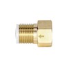 QWORK 2Pcs Brass One-way Check Valve, 1/2" Female to 1/2"