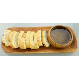 PACIFIC MERCHANTS K0058SET4 Oval Charcuterie and Serving Tray, 12” x 5” x .75” Set of 4 Sustainable Acaciaware