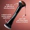e.l.f. e.l.f. Liquid Bronzer & Contour Duo Brush, Silky Highly