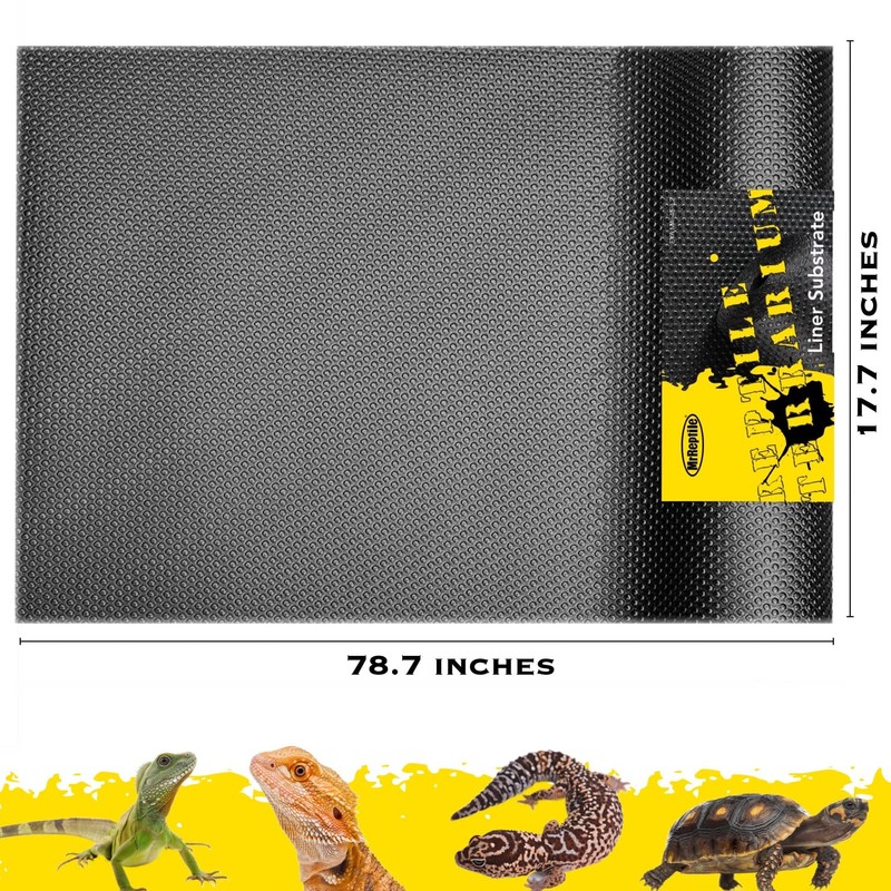 MRREPTILE Reptile Substrate Mat Carpet Bedding, Bearded Dragon Substrate, Reptile