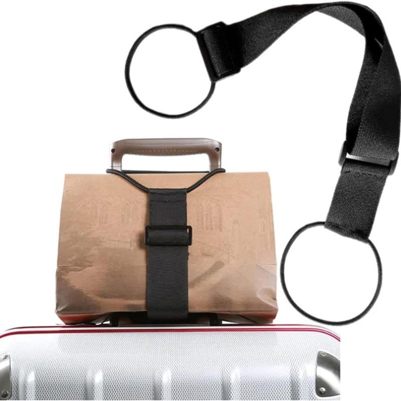Travel Belt for Luggage Over Handle,Suitcase Elastic Strap Belt -