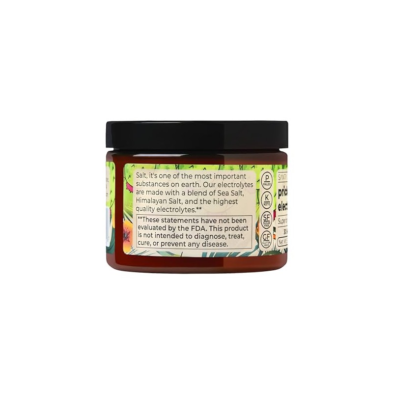 Santa Cruz Paleo Polvo Electrolitos Sal Real Tuna Mezcla Bebida