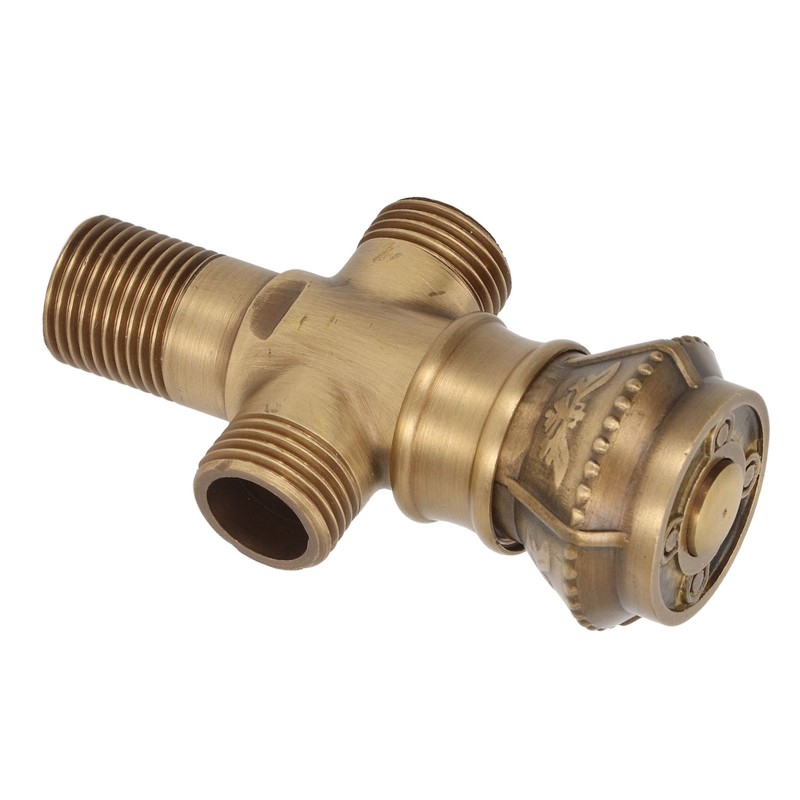 Angle Valve European Antique Style Cold Hot Water Faucet Turn