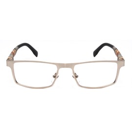 Calabria 5961 Metal Spring Camouflage 53mm Designer Reading Glasses Silver +1.25