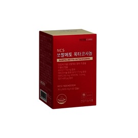 Nutricore Saw Palmetto Octacosanol 600mg x 60 capsules / 뉴트리코어 쏘팔메토 옥타코사놀 600mg x 60캡슐