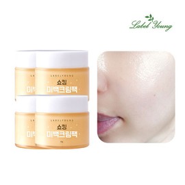 Labelyoung 라벨영 화이트닝/보습/영양/저자극/피부결점 쇼킹미백크림팩 3+1 Label Young Whitening/Hydrating/Nourishing/Low Irritation/Skin Flaw Shocking Whitening Cream Pack 3+1