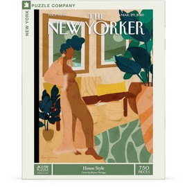 New York Puzzle Company - New Yorker House Style - 750 Piece Jigsaw Puzzle for Adults by Reyna Noriega