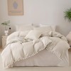 Bedbay Beige Comforter Set King Size Boho Aesthetic Bedding Set