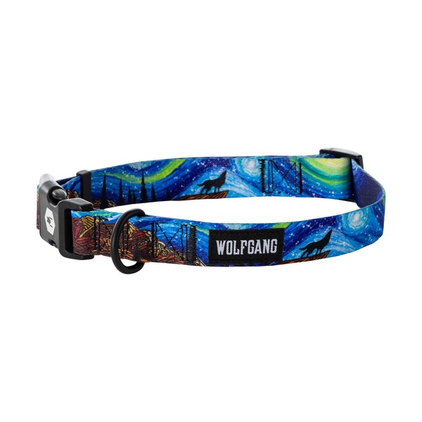 Wolfgang Heavy Duty, Adjustable Dog Collar with Quick Release Nylon