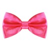 Alizeal Fashion Adjustable Pre-tied Holiday Bow Ties for Men, Hot Pink