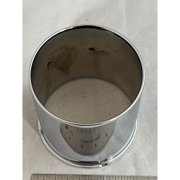 Gorilla Chrome OPEN Hub Cover Wheel Large Metal Center Cap