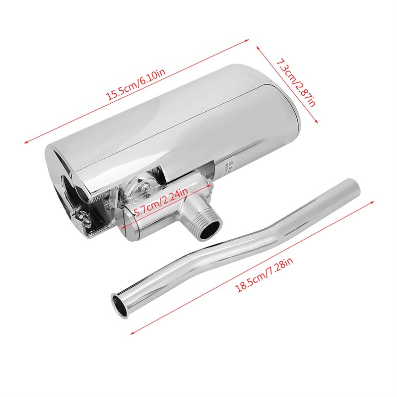 AYNEFY Automatic Sensor Urinal Valve,Wall Mounted Automatic Sensor Touchless Bathroom