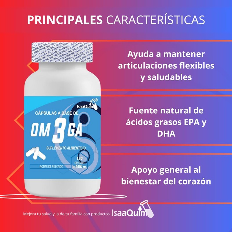 Omega 3 (aceite de pescado en polvo) con Vitamina E