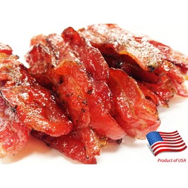 Variety Pack #6 Bacon Jerky (12 Ounce weight) - Original Flavor Bacon (4 oz), Spicy Bacon (4 oz), Sriracha Bacon (4 oz)