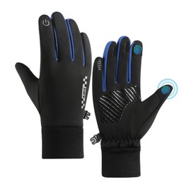 Long Keeper Kids Cycling Gloves Winter Thin Liner Childrens Thermal Sports Gloves for Boys Girls Touchscreen Anti-Slip Bike Gloves with Grip for Running Riding Scooter