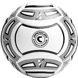 American Challenge Peku Soccer Ball (White/Black, Size 4)