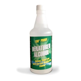 Quality Chemical Denatured Ethyl Alcohol 190 Proof/Laboratory Grade / 1 Quart (32 FL Oz Bottle) / Not for Use on Body or Skin/Made in USA / 32 oz (Pack of 1)