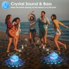 Blufree Bluetooth Pool Speaker w/Colorful Pool Fountain Light, 3 in