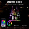 16 In 4 Step Led Lighted Liquor Bottle Display Bar