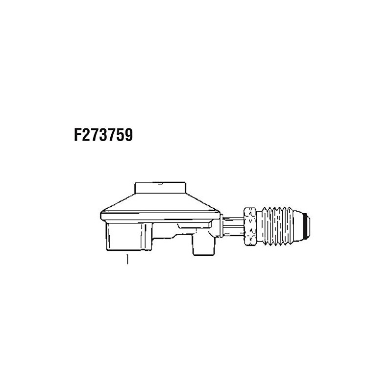 Mr. Heater 90 degree Low Pressure Propane Regulator with POL