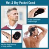 Mabor 8 Pcs Soft Pocket Combs for Men Scalp Massage